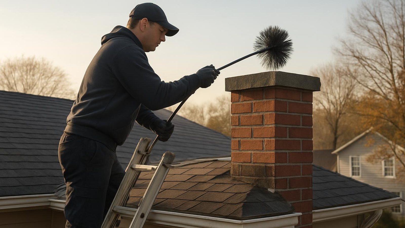 Practical chimney sweep & inspection in West Hartford